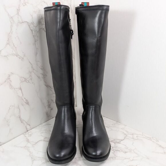 NEW Sofft Women's Bluma Black Leather Knee High Riding Boot 7.5 M - Picture 1 of 11